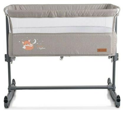 Cangaroo Λίκνο Always Together με Στρώμα, Πλαϊνό Άνοιγμα και Ρόδες