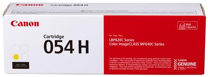 Canon 054H Γνήσιο Toner Laser Εκτυπωτή Κίτρινο High Capacity 2300 Σελίδων (3025C002) από το Public