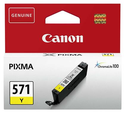 Canon CLI-571 Μελάνι Εκτυπωτή InkJet Κίτρινο (0388C001) από το e-shop