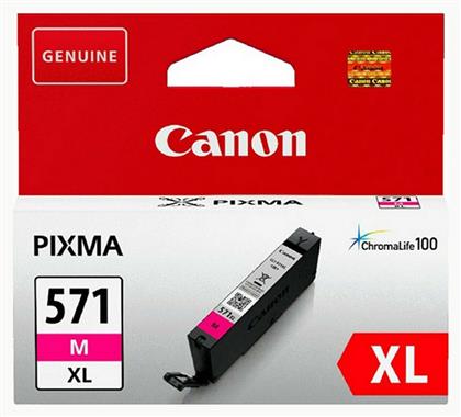 Canon CLI-571XL Γνήσιο Μελάνι Εκτυπωτή InkJet Ματζέντα (0333C001) από το e-shop