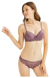 Cansoy Δαντελένιο Σετ Εσωρούχων Σουτιέν με Brazil 122