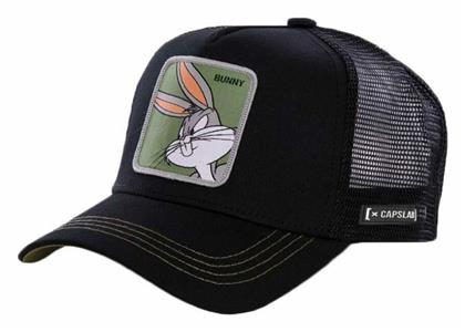 Capslab Looney Tunes Bugs Bunny Ανδρικό Jockey με Δίχτυ Μαύρο από το MybrandShoes