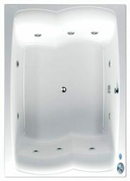 Carron Bathrooms Celsius Duo CRN Μπανιέρα Ακρυλική με Υδρομασάζ 200x140cm