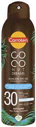 Carroten Coconut Dreams Αδιάβροχο Αντηλιακό Λάδι για το Σώμα SPF30 σε Spray 150ml από το Plus4u