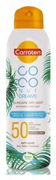 Carroten Coconut Dry Αντηλιακό Mist για το Σώμα SPF50 200ml