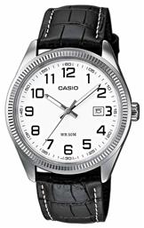 Casio Casio Edifice Ρολόι Μπαταρίας με Δερμάτινο Λουράκι