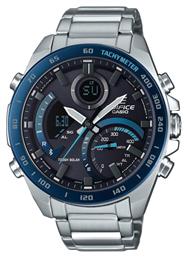 Casio Edifice Bluetooth Αναλογικό/Ψηφιακό Ρολόι Χρονογράφος Μπαταρίας με Ασημί Μεταλλικό Μπρασελέ