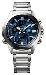 Casio Edifice Stainless Steel Αδιάβροχο Smartwatch (Ασημί)