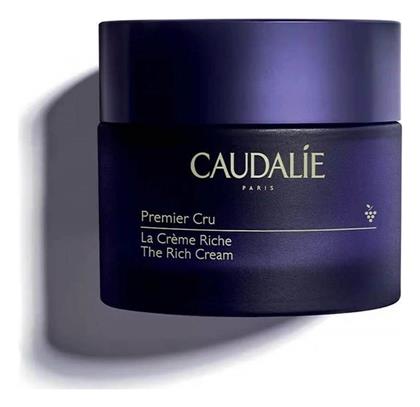 Caudalie Premier Cru Rich 24ωρη Ενυδατική & Αντιγηραντική Κρέμα Προσώπου για Ξηρές Επιδερμίδες με Υαλουρονικό Οξύ 50ml