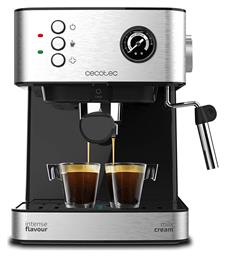 Cecotec Express Power Espresso 20 Ημιαυτόματη για Αλεσμένο Καφέ Ασημί