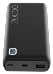 Cellular Line Essence Power Bank 20000mAh 12W με Θύρα USB-A Μαύρο από το Designdrops