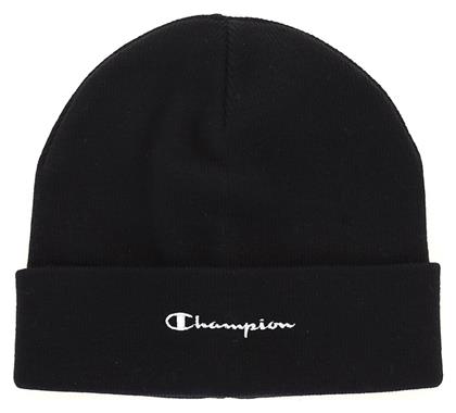 Champion Beanie Unisex Σκούφος σε Μαύρο χρώμα από το Outletcenter