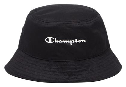 Champion Υφασμάτινo Ανδρικό Καπέλο Στυλ Bucket Μαύρο από το Outletcenter