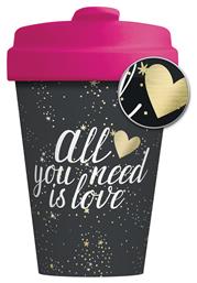 Chic Mic Κούπα All You Need Is Love Gold Μπαμπού 400ml