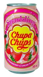 Chupa Chups Λοιπά Φράουλα / Κρέμα με Ανθρακικό 345ml