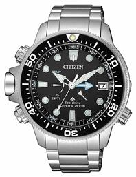 Citizen Promaster Aqualand Ρολόι Eco - Drive με Ένδειξη Ημερομηνίας