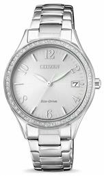 Citizen Ρολόι Μπαταρίας με Μεταλλικό Μπρασελέ