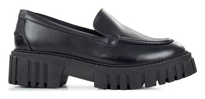 Clarks Δερμάτινα Γυναικεία Loafers σε Μαύρο Χρώμα από το Pitsiriki