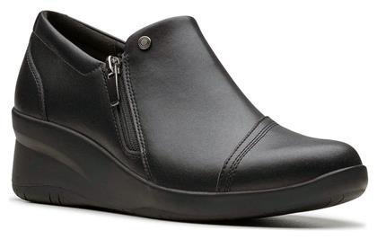 Clarks Γυναικεία Μοκασίνια σε Μαύρο Χρώμα