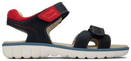 Clarks Παιδικά Πέδιλα Roam Surf K Ανατομικά Μπλε