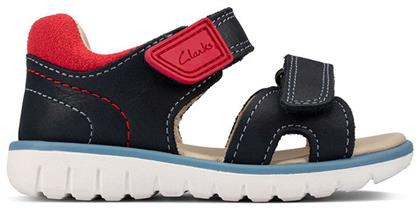 Clarks Παιδικά Πέδιλα Roam Surf T Ανατομικά Μπλε