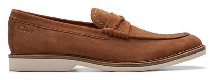 Clarks Suede Ανδρικά Boat Shoes σε Ταμπά Χρώμα