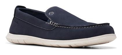 Clarks Suede Ανδρικά Μοκασίνια σε Μπλε Χρώμα