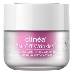 Clinea Bak Off Wrinkles Rich Αντιγηραντική Κρέμα Ημέρας 50ml