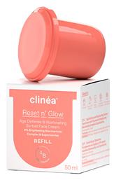 Clinea Reset N' Glow Refill Αντιγηραντική Κρέμα Ημέρας 50ml