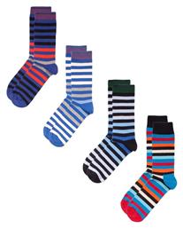 Closet22 Ανδρικές Κάλτσες με Σχέδια Πολυχρωμο 4Pack