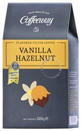 Coffeeway Καφές Φίλτρου Arabica με Άρωμα Vanilla & Hazelnut Vanilla Hazelnut 200gr Κωδικός: 16121028 από το ΑΒ Βασιλόπουλος