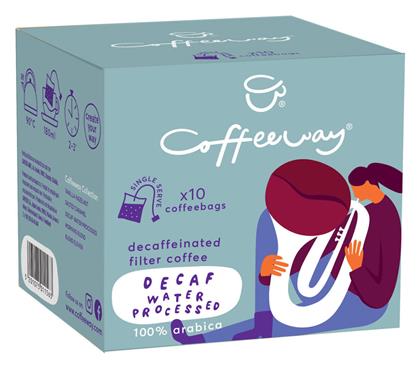 Coffeeway Καφές Φίλτρου Decaffeine 10x7.5gr Κωδικός: 45380689 από το e-Fresh