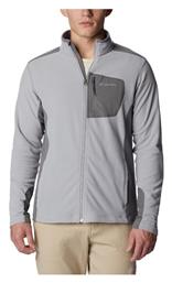 Columbia Klamath Range Ανδρική Ζακέτα Fleece με Φερμουάρ Γκρι