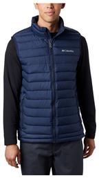 Columbia Powder Lite Αμάνικο Ανδρικό Μπουφάν Puffer Navy Μπλε