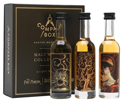 Compass Box Coffret Peat Monster-Spice Tree The Spaniard Miniature 3τμχ 50ml