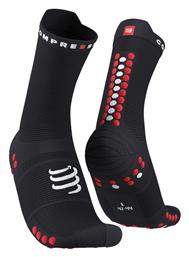 Compressport Pro Racing Socks V4.0 High Running Κάλτσες Μαύρες 1 Ζεύγος