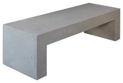 Concrete Παγκάκι Εξωτερικού Χώρου Τσιμεντένιο 150x40x40cm από το Esmarket