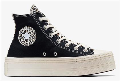 Converse Chuck Taylor All Star Modern Lift Μποτάκια Μαύρα