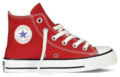 Converse Chuck Taylor All Star Παιδικά Sneakers High Κόκκινα