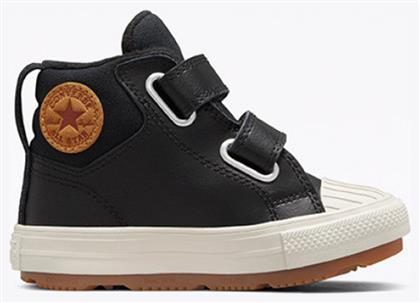 Converse Παιδικά Sneakers High Chuck Taylor All Star Easy On με Σκρατς Black / Pale Putty