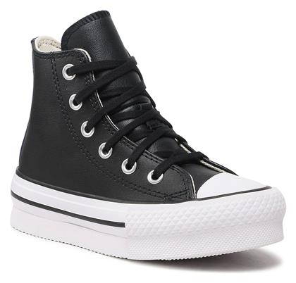 Converse Παιδικά Sneakers High Ctas Eva Lift για Κορίτσι Black / Natural Ivory / White