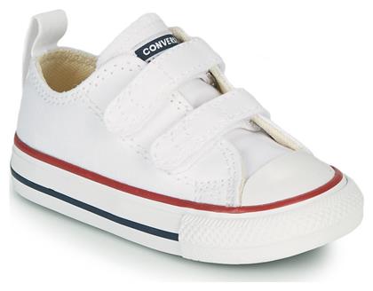 Converse Παιδικά Sneakers Toddlers' Easy-On Chuck Taylor All Star Top με Σκρατς Λευκά