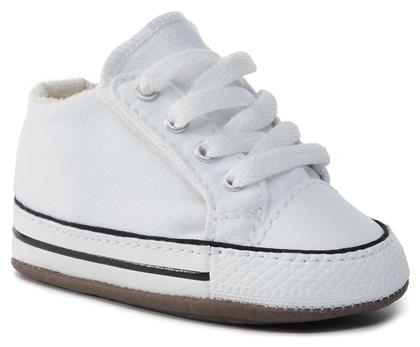 Converse Βρεφικά Sneakers Αγκαλιάς Λευκά Star Cribster Canvas