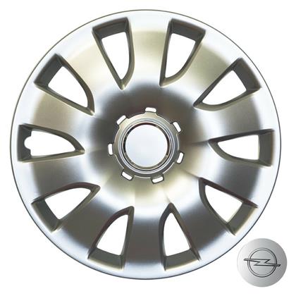 Croatia Cover Σετ Τάσια Αυτοκινήτου Opel Astra J 4τμχ 16'' Ασημί