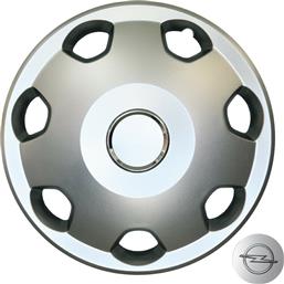 Croatia Cover Σετ Τάσια Αυτοκινήτου Opel Corsa C/Agila 4τμχ 13'' Ασημί