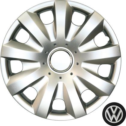 Croatia Cover Σετ Τάσια Αυτοκινήτου Volkswagen Touran/Caddy 4τμχ 15'' Ασημί