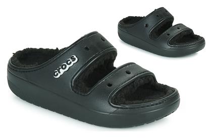 Crocs Χειμερινές Γυναικείες Παντόφλες σε Μαύρο χρώμα