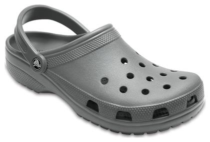 Crocs Classic Ανατομικά Σαμπό με Γούνα Γκρι από το CasualShoes