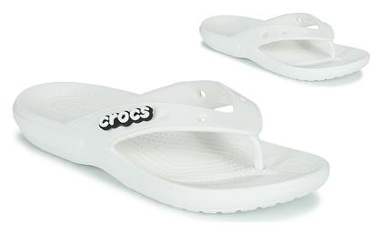 Crocs Classic Flip Ανδρικά Flip Flops Λευκά