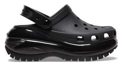 Crocs Classic Mega Crush Clog Γυναικείο Σαμπό Μαύρο από το Epapoutsia